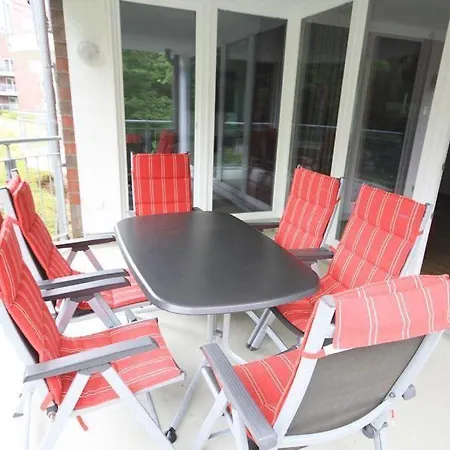 Ferienwohnung-304-hohe-lith-strandnah-mit-eigenem-strandkorb-am-meer クックスハーフェン